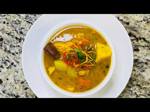 Caribbean Pumpkin Soup with Chicken & Beef | Authentic Island Comfort Food