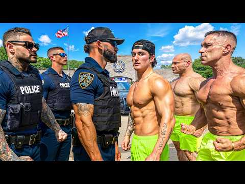 Cops vs. Bodybuilders - (Who's Stronger?)