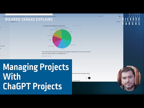 Ricardo Vargas Teaches The Use ChatGPT Projects in Project Management