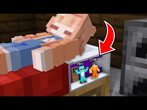 We Found a Secret Bed Base in Minecraft!