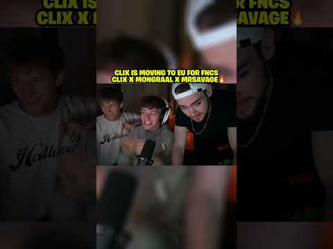 Clix is MOVING to EU for FNCS 🔥 (Clix x Mongraal x MrSavage)