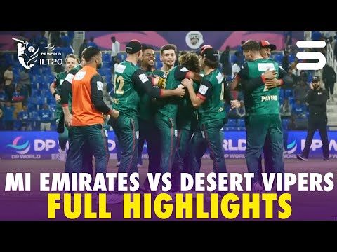 Full Highlights | MI Emirates vs Desert Vipers | Match 9 | DP World ILT20 | M3Y1U