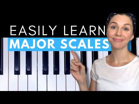 EASIEST Way to Learn Major Key Scales CRASH COURSE! 5 Minute Lesson + Demo of all 12 Major Scales