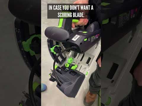 world's 1st TWO blade track saw 👀 Festool TSV 60 KEB