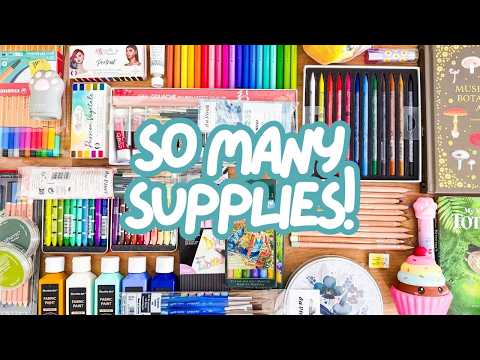 I Spent $400 on Art Supplies! My BIGGEST Haul So Far (Gouache, Colored Pencils, Pastels, Books etc.)