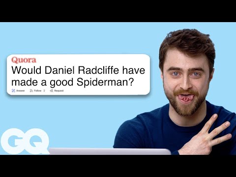 Daniel Radcliffe Replies to Fans on the Internet | Actually Me | GQ