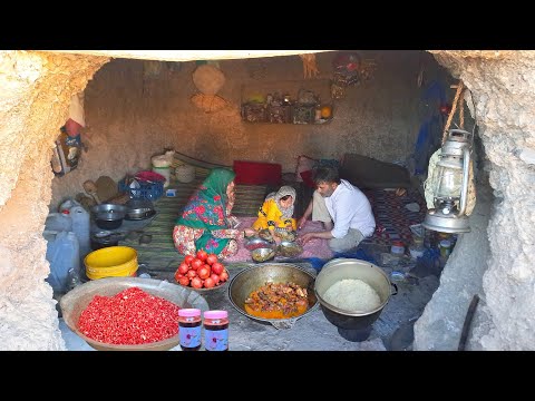 Pomegranate chicken | Secrets This Simple and Yummy Local Dish | Village Life Iran