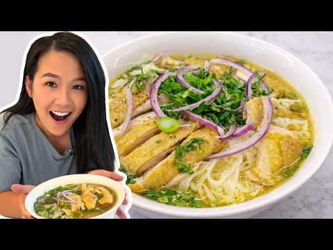 How to Make LEGIT Chicken Pho (Phở Gà) at Home