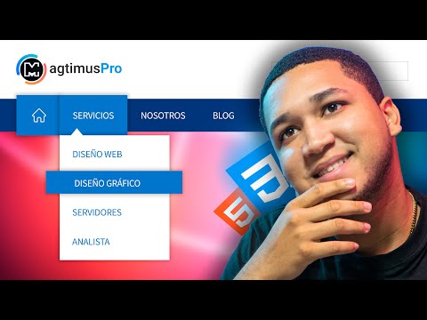 ✅COMO HACER MENÚ DESPLEGABLE CON PURO HTML Y CSS