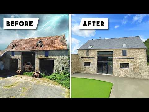 TIMELAPSE RENOVATION 3 YEARS BARN HOUSE IN 30 MINUTES