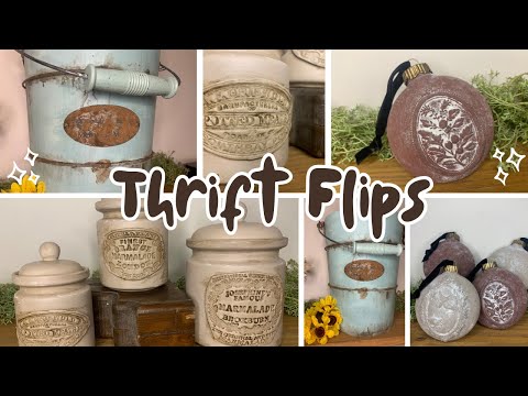Thrift Flips with Moulds & Unique Paint Finishes | From Plain to Stunning