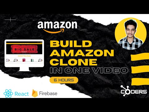 Build an Ecommerce Platform Like Amazon using React and Firebase in one video | For Beginners
