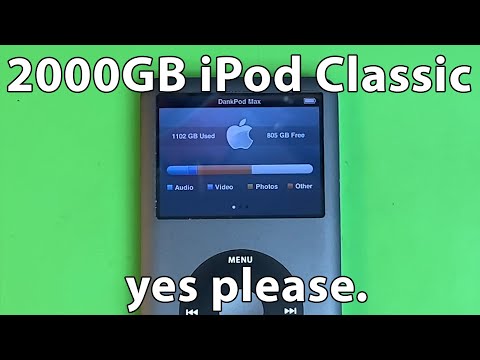 The 2000GB iPod Classic.