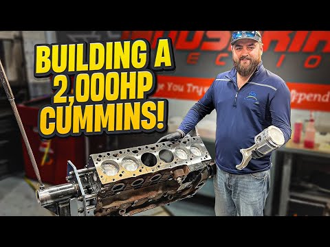 Building a 2,000HP Cummins at Industrial Injection! (Part 1)