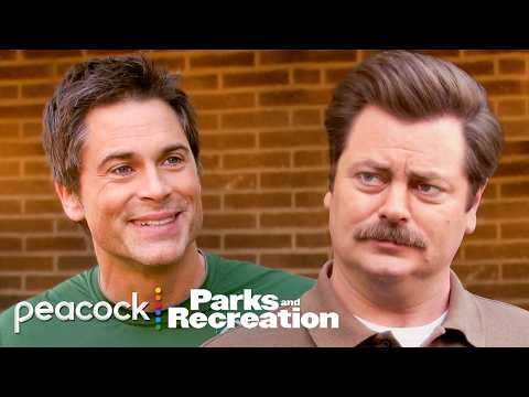 Ron and Chris figuring each other out for 20 minutes straight | Parks and Recreation