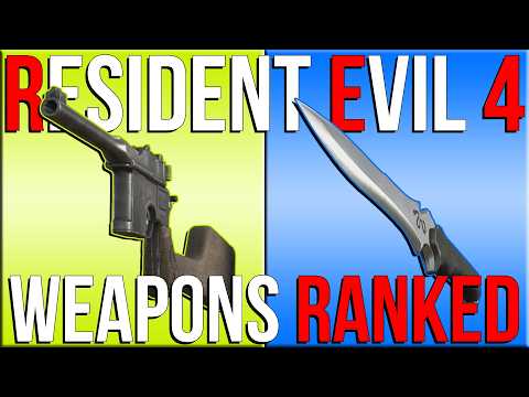 All RESIDENT EVIL 4 Weapons RANKED WORST to BEST (4 remake)