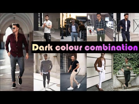 Popular Dark colour combination men's outfit.