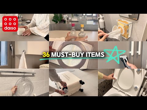 🏆36가지 1년 넘게 사용하고 있는 다이소 찐 추천템! 다이소 가기 전 필수 시청👁️👁️!! 다이소 고수의 다양한 활용법👍