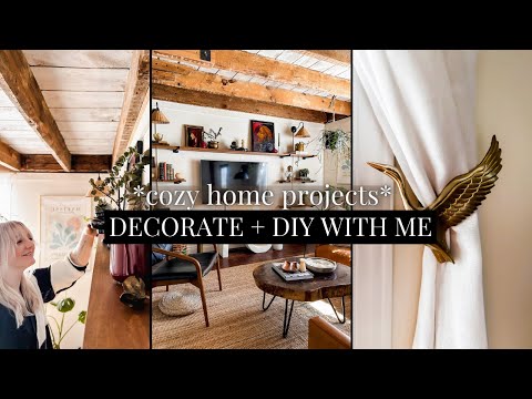 a cozy week of diy projects & decorating ✨ | DECORATE W/ ME | DIY Danie