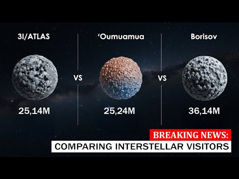 3I/ATLAS vs ʻOumuamua vs Borisov - Comparing Interstellar Visitors | Documentary For Sleep