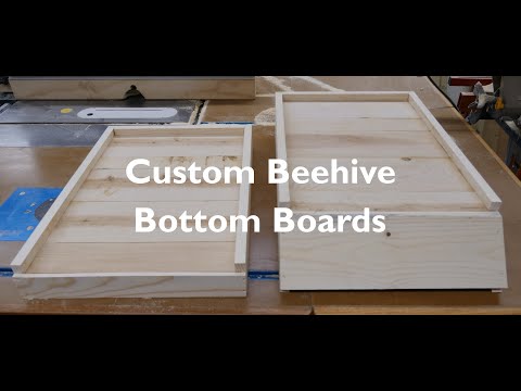 Custom Beehive Bottom Boards & Hive Stand