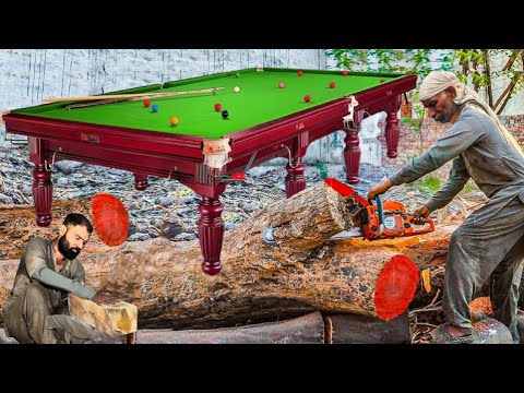 How Snooker Tables are Made ? Incredible Manufacturing Process of Snooker Tables Game