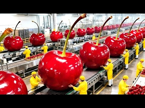 Inside the Factory: How Cherries Are Turned into Premium Pastry Fillings (Full Process)