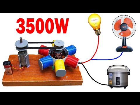 How I Created A Powerful Generator With A Tiny Source Of Energy