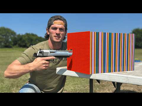 How Many Legos Does it Take to Stop a 50 Cal Sniper Rifle?