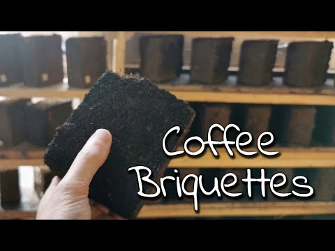 Coffee Briquettes = Free Winter Fuel – The Best DIY Method (So Far)