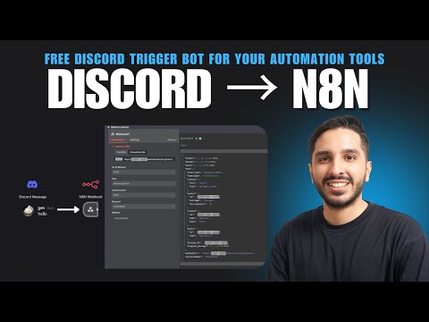 Discord Trigger to send messages to n8n, Zapier & Make.com - Complete Tutorial