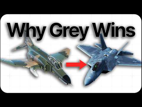 The real reason US military aircraft are grey