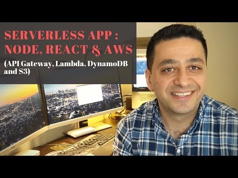 Serverless app using NodeJS, React and AWS (API Gateway, Lambda, DynamoDB, S3)