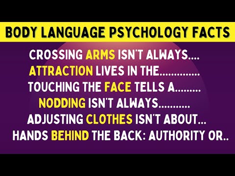 30 Interesting Body Language Psychology Facts