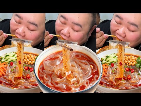 【大胃王挑戰】挑戰花160元吃哈爾濱特色菜！ 鍋包肉外酥裡嫩一口爆汁，大拉皮爽滑筋道大口吸過癮｜Food Challenge【櫻木花胖】