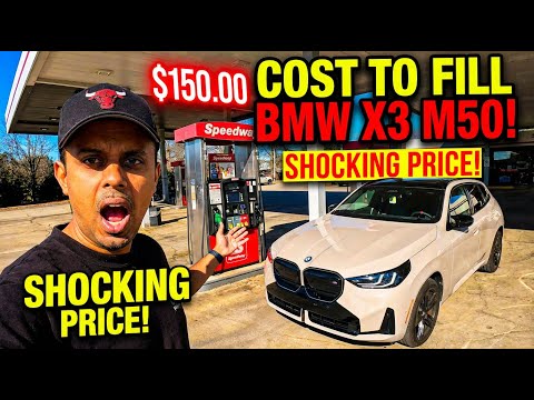 This Is How Much It Cost to Fill Up My BMW x3 m50 Gas Tank