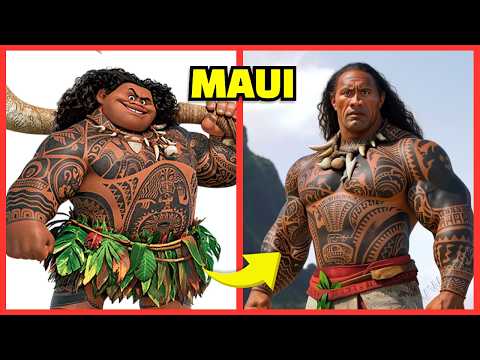 Moana 2 Characters in Real life 🌊 Guess The Moana 2 We're Back by Voice 🏝️🌺 Moana 2 Trailer