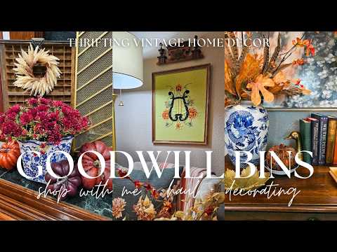 GOODWILL BINS THRIFTING 2025 - Thrift with Me: You Won't Believe These Vintage Home Decor Finds!