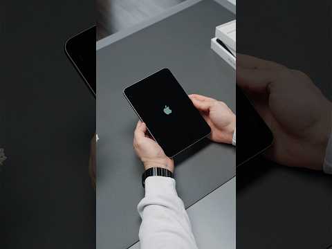 iPad mini 7 Unboxing - Space Gray