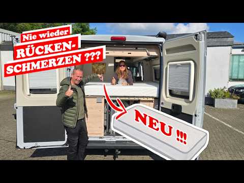 New custom-made mattress 😍 Gamechanger - Finally sleep well in your motorhome & van!!