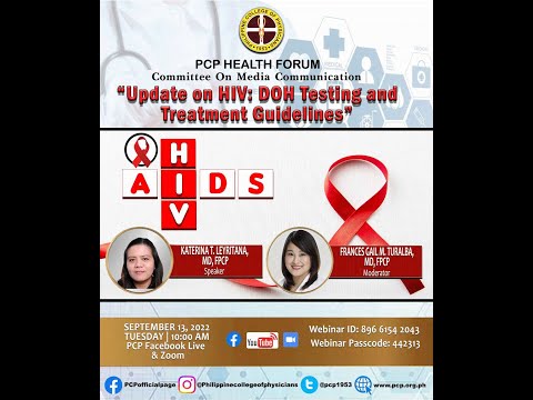 Health Forum: Updates on HIV : DOH Testing and treatment Guidelines