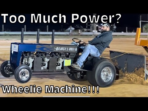 Miniature Tractor Pulling! I SMOKED THE CLUTCH IN MY TRACTOR!