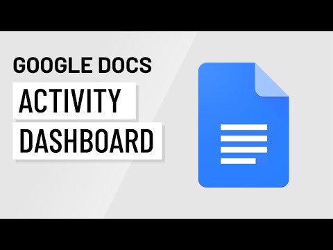 Google Docs: Viewing Activity