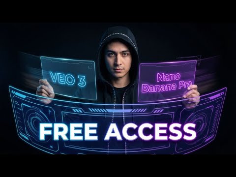 How to Use Google VEO 3 & Nano Banana Pro FREE Official Gemini Business Method