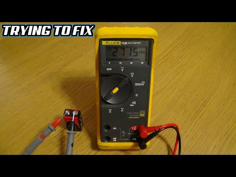 Trying to FIX a FLUKE 73 MULTIMETER which Measures 9V as 3000V