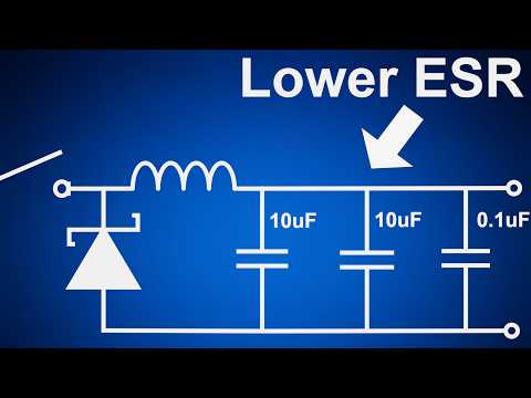 How to REDUCE Power Supply Noise | REDUCE Voltage Ripple | Reduce Capacitor ESR