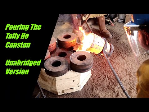 Windy Hill Foundry as they pour the casting for the Tally Ho.  Second pour Unabridged Version