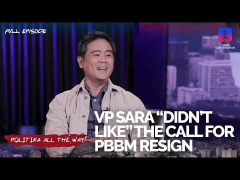 Jimmy Bondoc explains why VP Sara opposed the calls for PBBM to resign | Politika All The Way