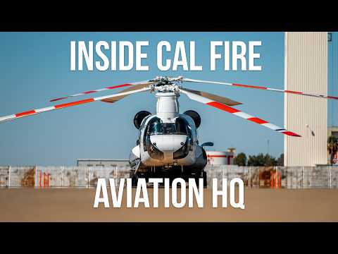 Fighting California Wildfires - Mind-blowing Tour of Cal Fire's Aviation Fleet