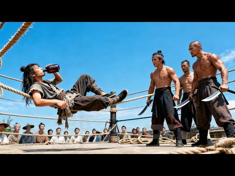 日本高手眼中無人狂妄至極，怎料被乞丐小夥絕世功夫秒殺 🔥 抗日 | Kung Fu